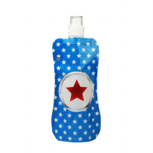 Food grade material 480ml plastic bottle shape spout-pouch