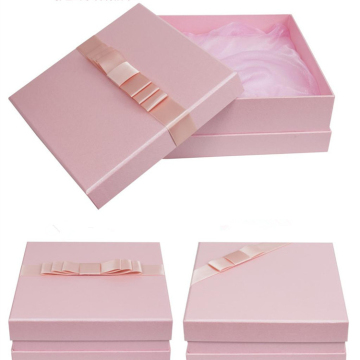 Pink Baby Shower Favors Gift Box with Lid