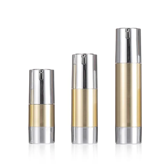 U Shape Cosmetic Plastic Airless Travel Foundation Bottle