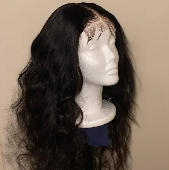 Loose Wave Raw Brazilian 100% Virgin Human Hair Full Lace Frontal Wig For Black Women Wholesale Natural Hair Hd Lace Closure Wig