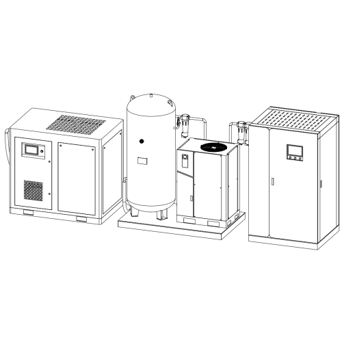 180NM3 बहु-कार्यात्मक झिल्ली N2 जनरेटर