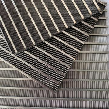 Rete filtrante a schermo metallico a cuneo in acciaio inossidabile