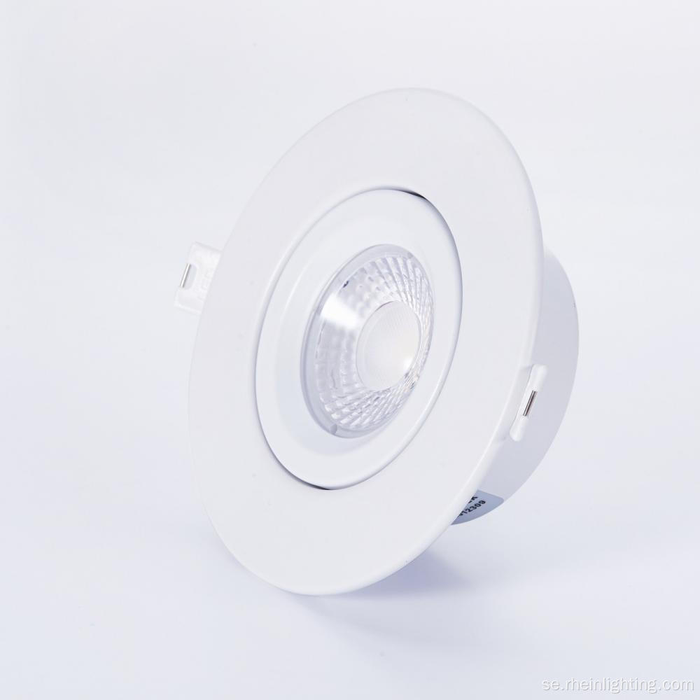 4 tums Gimbal infälld LED-lampa med kopplingslåda