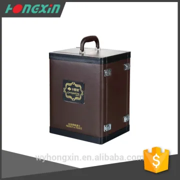 leather wine gift box