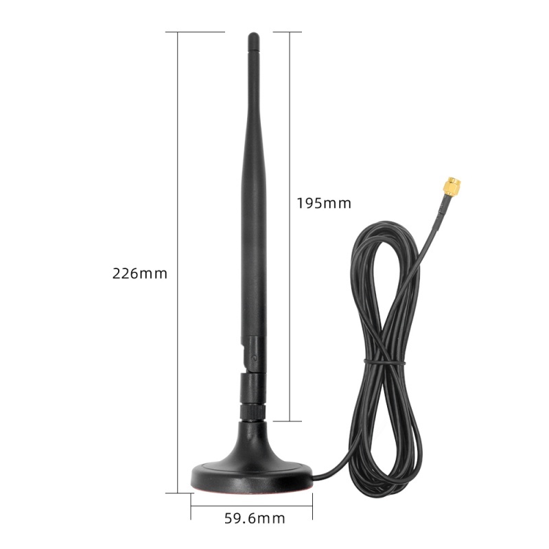 Customized magnetic base rubber antenna 7