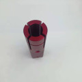 Servicio de piezas de aluminio anodizado rojo personalizado