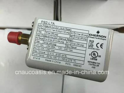 Emerson PS2-L7A Dual Pressure Switch Control