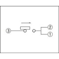 One-way Action Switch with Sliding Rod Height 5.5mm