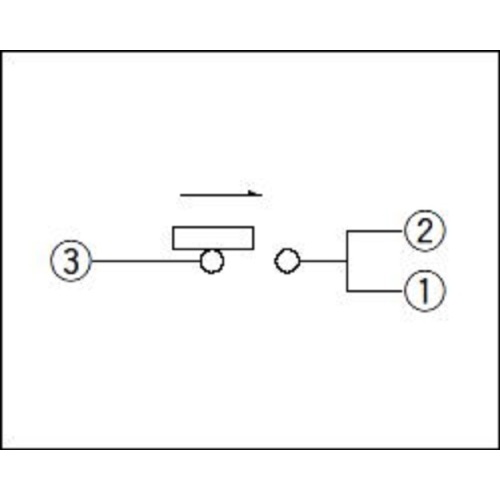 Gleitstangenhöhe 3,8 mm Unidirektionaler Aktionsschalter