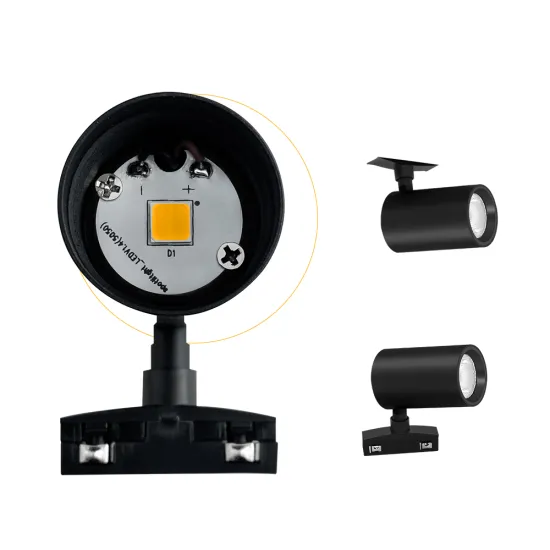 JEDVER JL021 Mini Track Light: 10x10 Surface Mounted Conductive Track without LED Strip