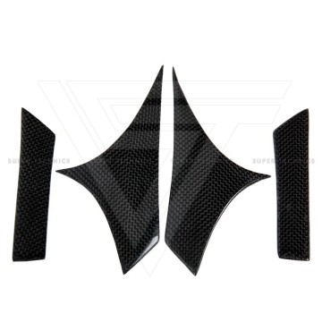 Nov Style Dry Carbon Fiber Interior Trim for Ferrari 458 Italia/Spider/Speciale 2011-2016 - Mirror Decoration Cove