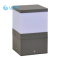 LEDER Simple White Grey LED Outdoor Wandleuchte