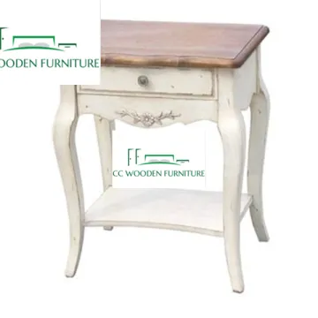American bedside table classical solid wood bedside table nightstand end table