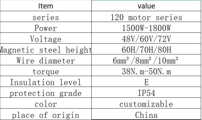 KEHUAN 72V high-torque gear motor technical diagram showing thermal management system