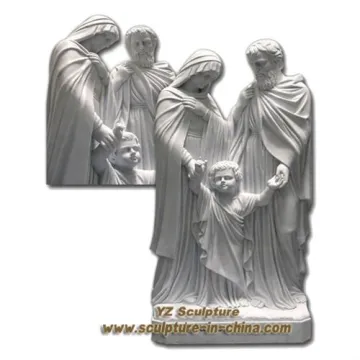Religious Statue Mary Jesus (STU-C010a)