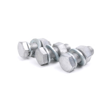 Galvanized Steel Bolt Nut Washer Hexagonal Bolts