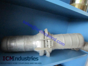 galvanized lever lock quick water pump bauer coupling with barb