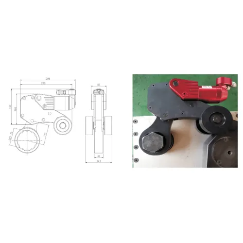 China Fork Wheel Type Hydraulic Torque Wrench Manufactory