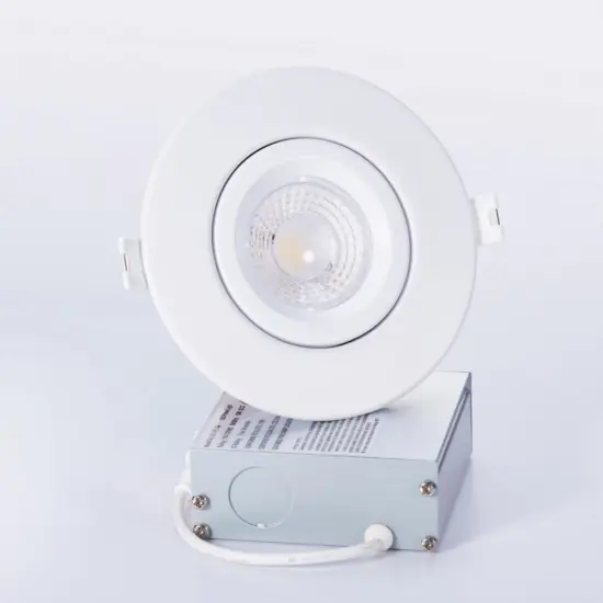 4 in. Slim LED Gimbal Downlight Dimmable