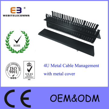 19 Inch 4u Metal Cable Manager / Cable Management