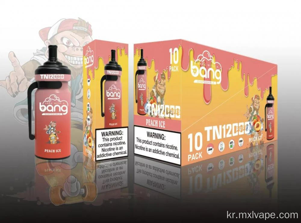 원래 Bang TN 12000 퍼프 일회용 vape 도매