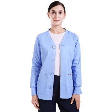 2022 Warm-Up Natural Unisex Nurse Workwear Scrub Jacket - New Style Hospital Scrubs