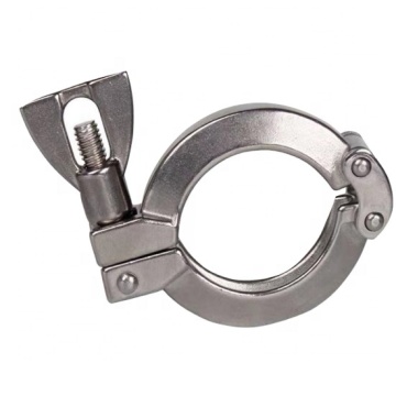 Sanitary Stainless Steel Double Pins Tri Clamp Ferrule Pipe Clamp