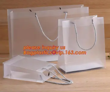 laminated gift bags, customized PP Plastic shopping gift bag, colorful gift PP shopping bag with match handle