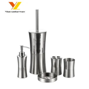 Stainless Steel Bathroom Accessories Sets for Modern Toilet Decoration