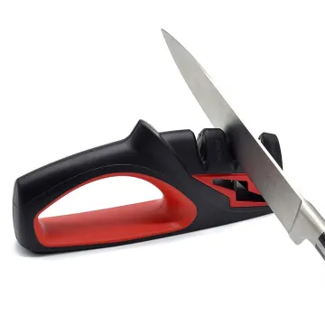 Hyri 4-in-1 Professional Kitchen Knife Sharpener with Non-Slip Base: Sharpens Knives and Scissors