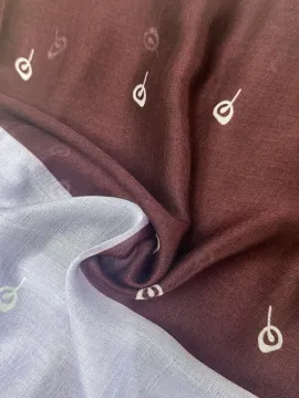 100% Rayon Plain Yarn Dyed Print Woven Fabric
