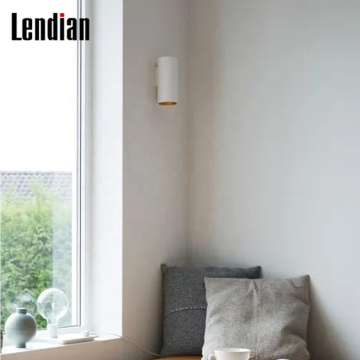 Luces de pared LED nórdicas: lámparas creativas de cilindro al aire libre minimalistas