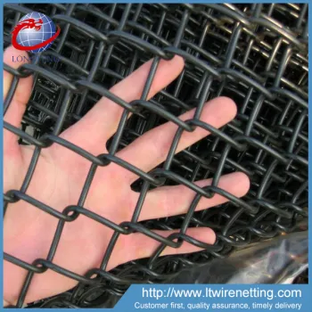 Hot dip galvanized temporary 8 gauge chain link fence