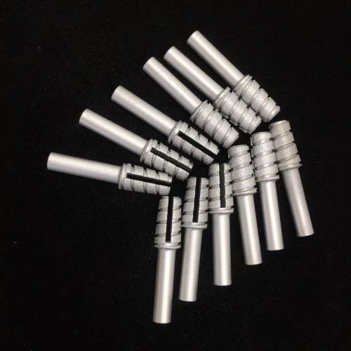 Brazed Diamond Grinding Head – Spiral Shape with Deep Chip Evacuation Grooves, for Stone Cutting & Drilling