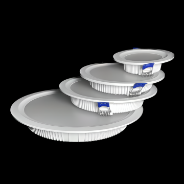 Downlights a LED: illuminazione di fabbrica per interni in alluminio ad incasso (5W-24W)