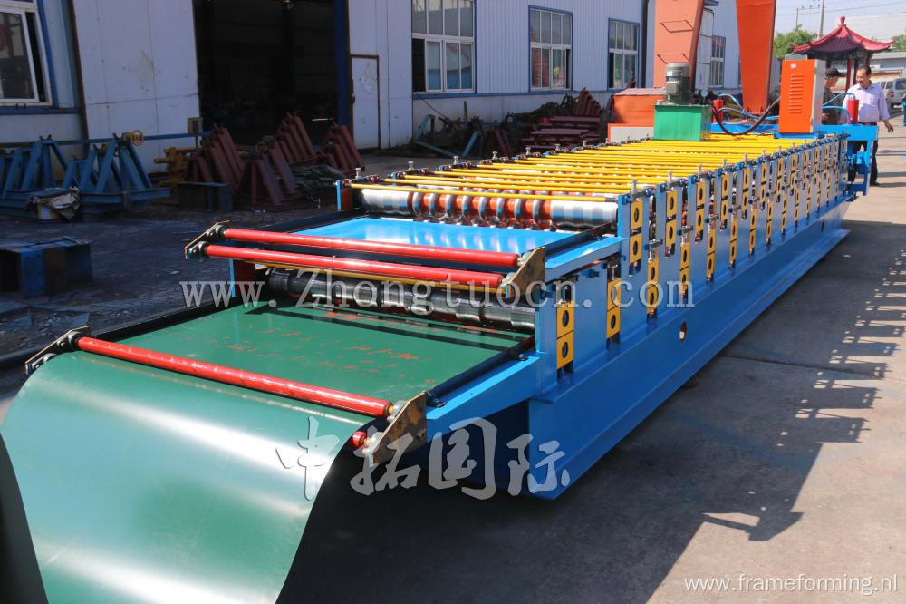 panel double layer machine for roofing sheet metal machine