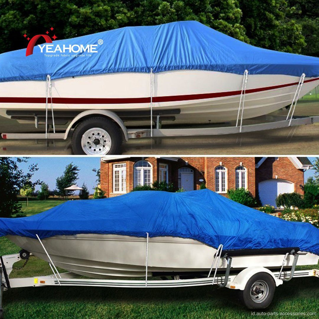 Menutupi PVC Coating Waterproof Anti-UV Boat Cover