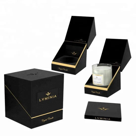 Custom Luxury Wholesale Paper Packaging Candle Gift Box