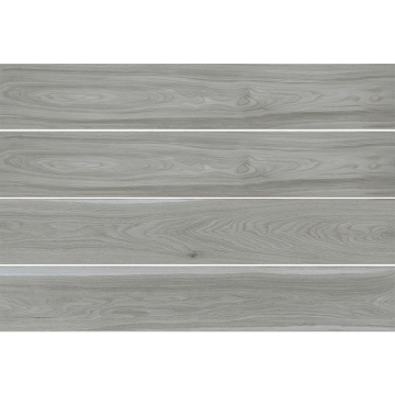 Modern Rustic Grey Ceramic Parquet Wood Tiles Non-slip 150x900 Matt Finish
