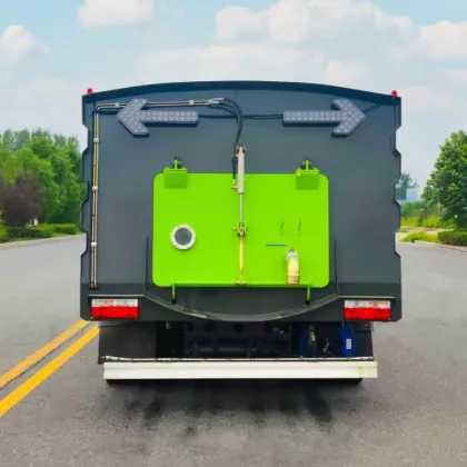 Sanitation vehicle City road sweeper Government sprinkler