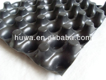 lightweight building construction materials drainage membrane cavity plastic drainage board green roof drainage sheet strip