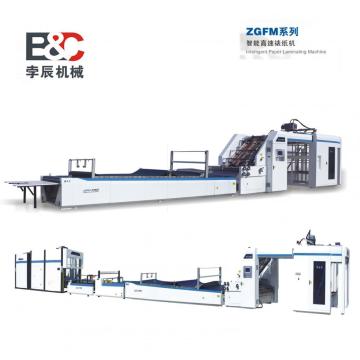 Automatic higher speed flute laminate machine