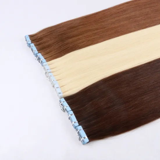 20pcs 60# 20inch Best Selling Remy Tape Hair blonde color 100% european hair Tape In Human Hair Extensions
