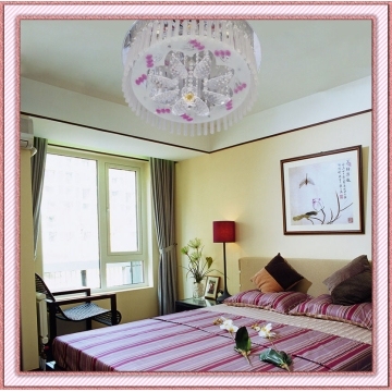 2013 ファッション LED シーリング ライト クリスタル + ガラス