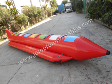 8 passenger Banana Boat 32OZ vinyl PVC tarpaulin Inflatable water ski tube