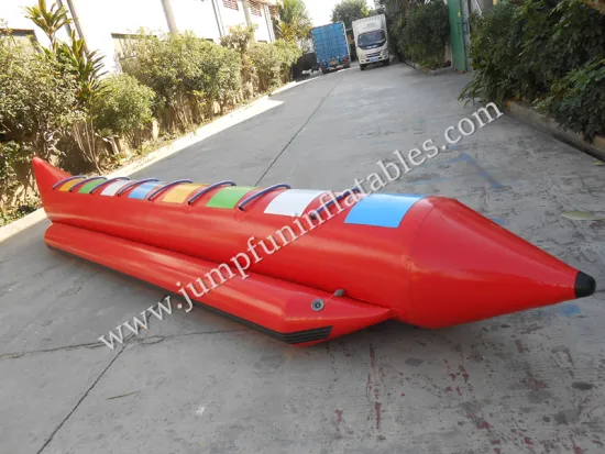 8 passenger Banana Boat 32OZ vinyl PVC tarpaulin Inflatable water ski tube