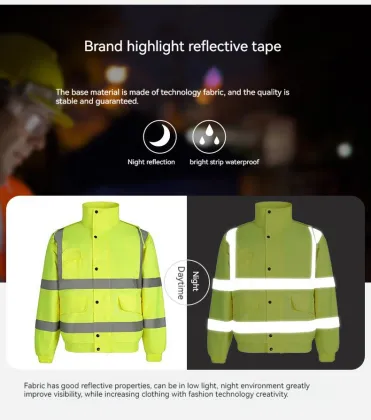 High Quality Customized OEM ODM Reflective Winter Safety Jacket