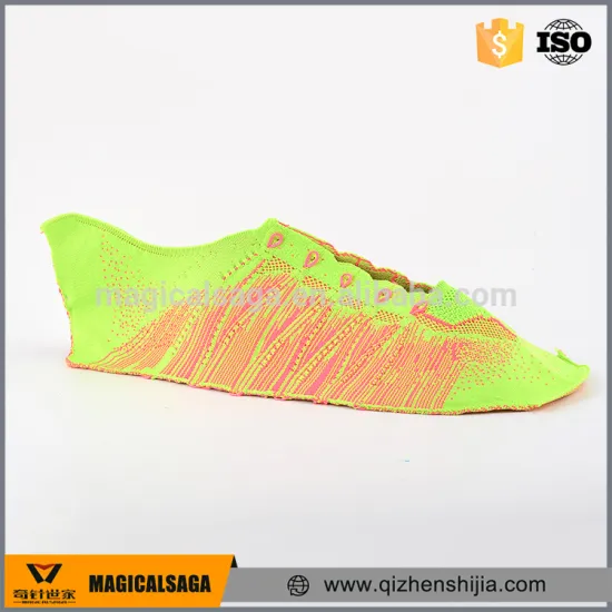 Customized size flyknit comfortable breathable light semi-finished shoes