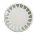 Wholesale 16 Pieces Ceramic Dinner Set 16 Piece Dinnerware Set Porcelain Tableware Nordic Green and Blue