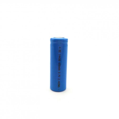 14430 battery cells cylindrical 3.7V 650mah for toy light